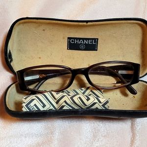 Chanel glasses brown tortoise